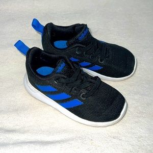 Adidas slip on running shoes.